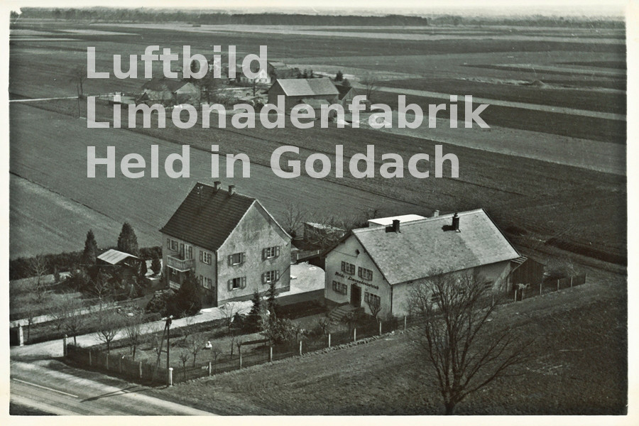 Luftbild Limonadenfabrik Held in Goldach